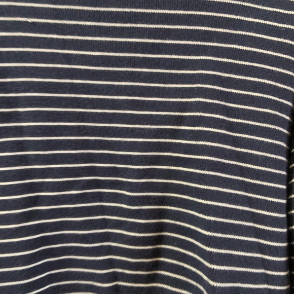 Daniel Cremieux Navy Striped Pullover Sweater XL - Picture 7 of 7